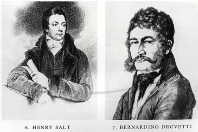 صور هنري سولت (1780-1827) وبرناردينو دروفيتي (1776-1852) بواسطة مدرسة اللغة الإنجليزية