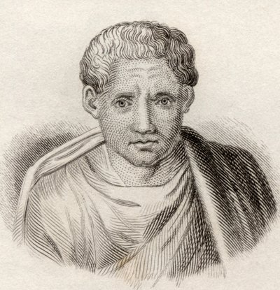 Poseidippus of Pella ، من `` قاموس كراب التاريخي &39;&39; ، نشر عام 1825 بواسطة مدرسة اللغة الإنجليزية