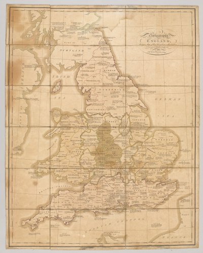 Prahahagraphy of England ، كونها خريطة لتلك المملكة التوضيحية للمعارك الأساسية التي خاضت فيها ، 1807 بواسطة مدرسة اللغة الإنجليزية