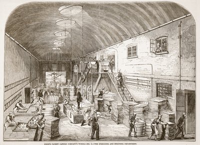 أسعار أعمال شركة Patent Candle Company ، رقم 1: قسم النشر والتجريد ، من The Illustrated London News ، 1849 بواسطة مدرسة اللغة الإنجليزية