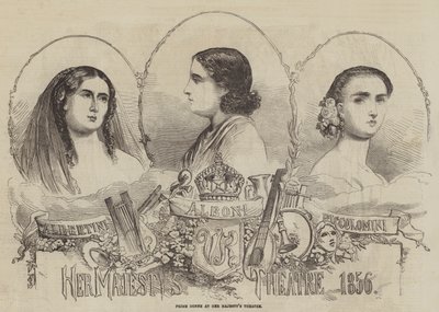رئيس دون في مسرح صاحبة الجلالة ، 1856 بواسطة مدرسة اللغة الإنجليزية