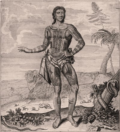 الأمير جولو من الفلبين ، 1691 بواسطة مدرسة اللغة الإنجليزية