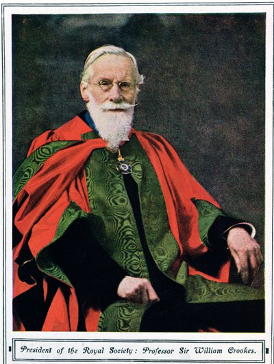 البروفيسور السير ويليام كروكس (1832-1919) من أخبار لندن المصورة ، مايو 1914 بواسطة مدرسة اللغة الإنجليزية