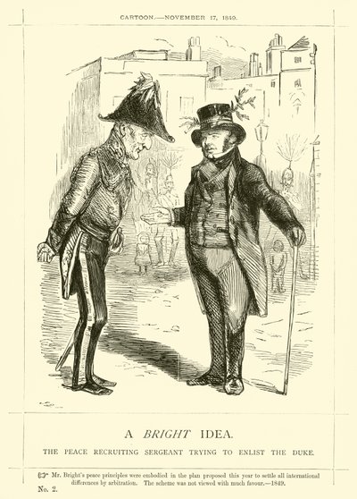 Punch cartoon regarding John Bright: A Bright Idea بواسطة مدرسة اللغة الإنجليزية