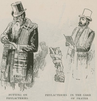 ارتداء Phylacteries ؛ المصطلحات في لباس الصلاة بواسطة مدرسة اللغة الإنجليزية