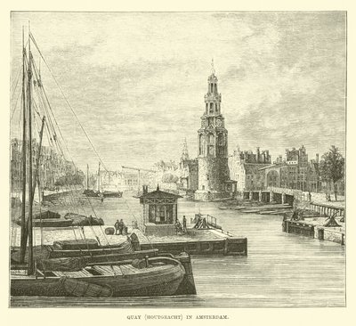 رصيف (Houtgracht) في أمستردام بواسطة مدرسة اللغة الإنجليزية