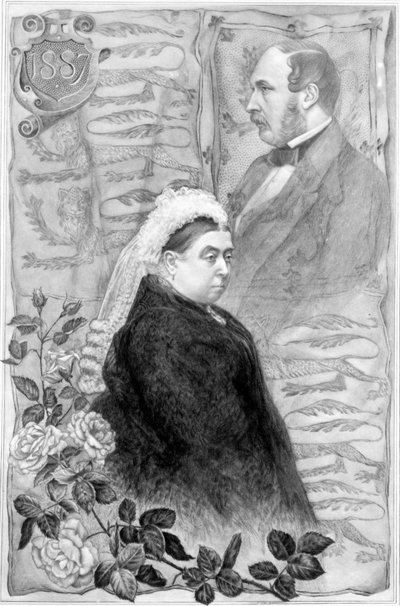 اليوبيل الذهبي للملكة فيكتورياس ، 1887 (النقش وزن الجسم) بواسطة مدرسة اللغة الإنجليزية