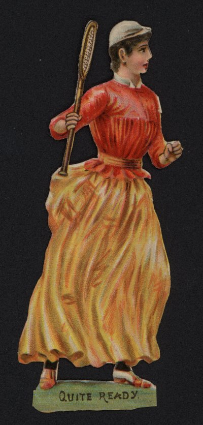 Quite ready, tennis (chromolitho) بواسطة مدرسة اللغة الإنجليزية