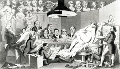 RAs of Genius ينعكس على الخط الحقيقي للجمال في Life Academy Someset House ، الذي نشرته Sherwood ، Jones & Co. ، 1824 بواسطة مدرسة اللغة الإنجليزية