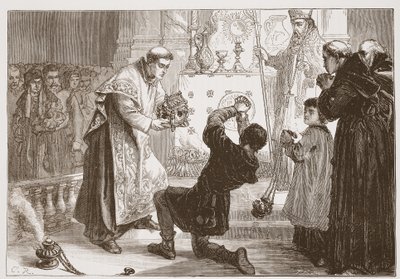 Radziwills Miracle: علاج شيطاني زائف ، توضيح من تاريخ البروتستانتية بقلم جيمس أيتكين ويلي (1808-1890) ، حانة. 1878 بواسطة مدرسة اللغة الإنجليزية