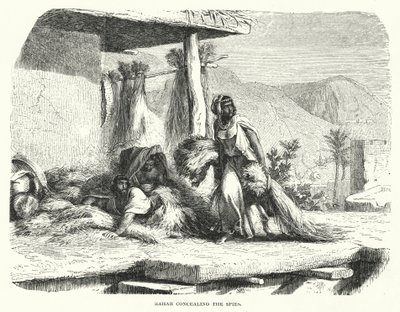 راحاب ستر الجاسوسين (نقش). بواسطة مدرسة اللغة الإنجليزية