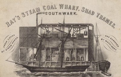 Rays Steam Coal Wharf ، شاد التايمز ، ساوثوارك بواسطة مدرسة اللغة الإنجليزية