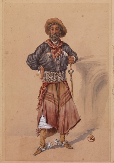 روبرت بونتين كانينجهام جراهام ، 1890 (مرحاض على ورق) بواسطة مدرسة اللغة الإنجليزية