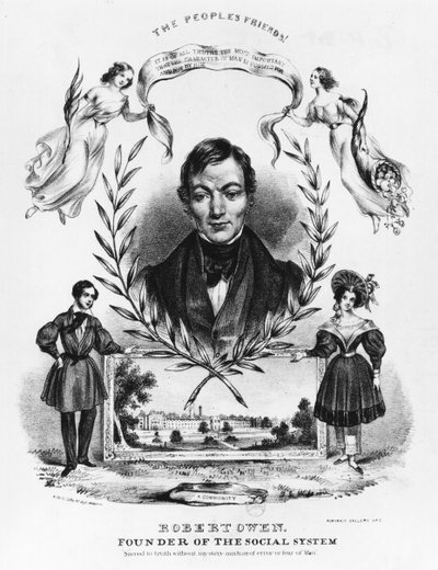 روبرت أوين (1771-1858) بواسطة مدرسة اللغة الإنجليزية