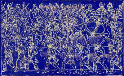 الجنود الرومان والأسرى البربريون ، توضيح من التاريخ المصور للعالم ، تم نشره عام 1880 (صورة محسنة رقميًا) بواسطة مدرسة اللغة الإنجليزية