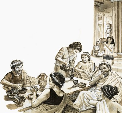 احتفال الرومان بواسطة مدرسة اللغة الإنجليزية
