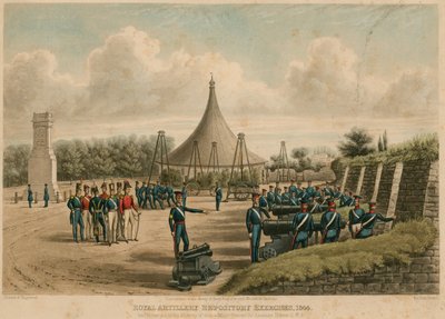 تمارين مستودع المدفعية الملكية ، 1844 بواسطة مدرسة اللغة الإنجليزية