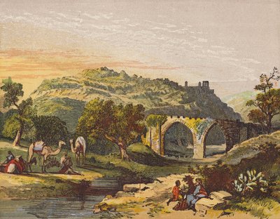 أطلال السامرة (طباعة حجرية ملونة) بواسطة مدرسة اللغة الإنجليزية