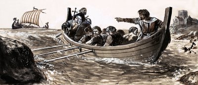 سان مالو يهرب من غزو الفايكنج (الغواش على الورق) بواسطة مدرسة اللغة الإنجليزية