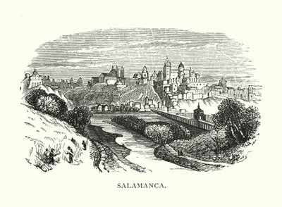 سالامانكا (نقش) بواسطة مدرسة اللغة الإنجليزية