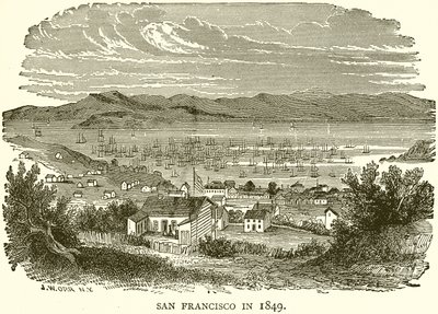 سان فرانسيسكو عام 1849 بواسطة مدرسة اللغة الإنجليزية