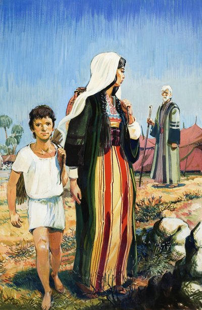سارة وإسحاق بواسطة مدرسة اللغة الإنجليزية