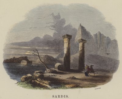 Sardis (coloured engraving) بواسطة مدرسة اللغة الإنجليزية