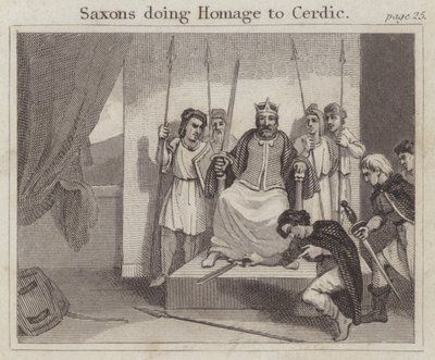 الساكسون يفعلون تكريما ل Cerdic بواسطة مدرسة اللغة الإنجليزية