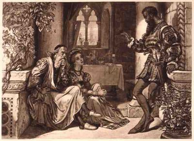 مشهد من عطيل ، الفصل الأول ، المشهد 3 ، بقلم ويليام شكسبير (1564-1616) (نقش) بواسطة مدرسة اللغة الإنجليزية