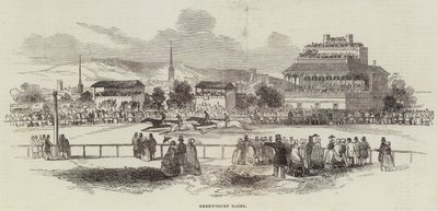 Shrewsbury Races (engraving) بواسطة مدرسة اللغة الإنجليزية