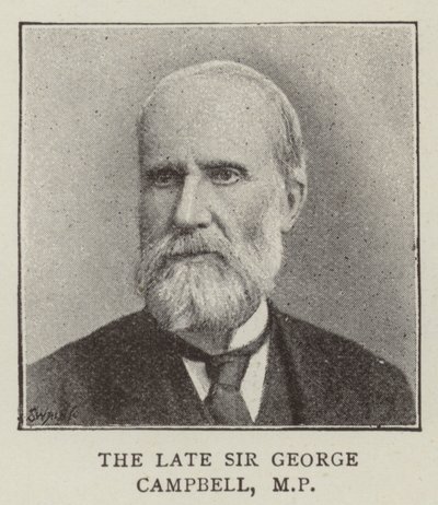 Sir George Campbell (engraving) بواسطة مدرسة اللغة الإنجليزية