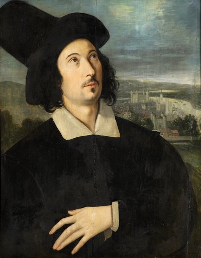 السير هنري سلينجسبي ، c.1595-1600 بواسطة مدرسة اللغة الإنجليزية