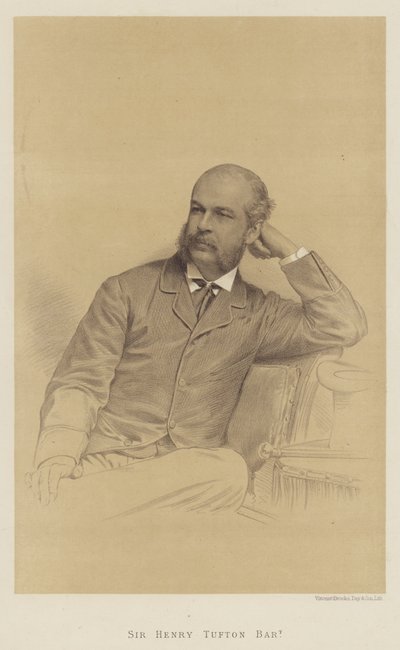 Sir Henry Tufton, Baronet (litho) بواسطة مدرسة اللغة الإنجليزية