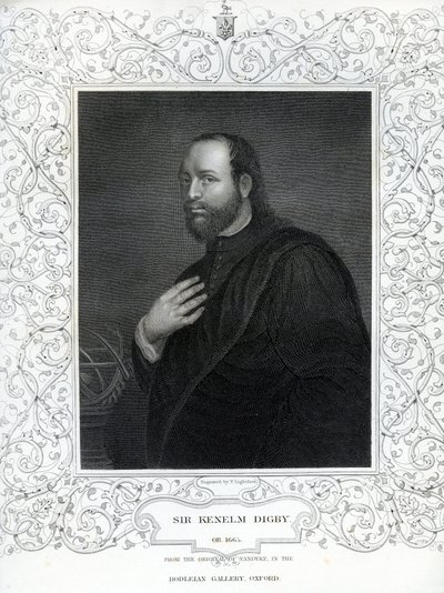السير كينيلم ديجبي (1603-1665) بواسطة مدرسة اللغة الإنجليزية