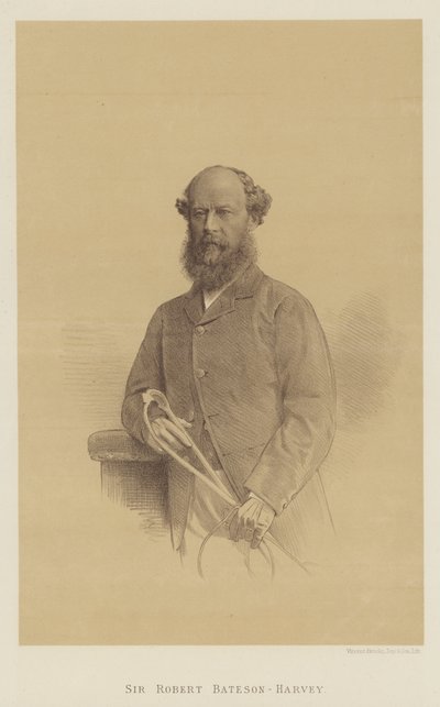Sir Robert Bateson-Harvey (litho) بواسطة مدرسة اللغة الإنجليزية