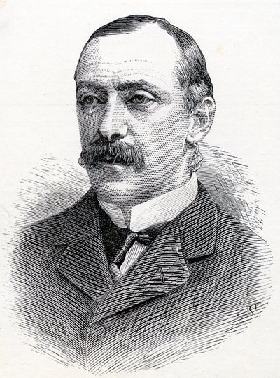 السير ويليام بارليت دالبي (1840-1918) من أخبار لندن المصورة 30 يناير 1886 بواسطة مدرسة اللغة الإنجليزية