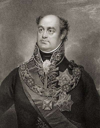السير ويليام كار بيريسفورد (1768-1854) (النقش) بواسطة مدرسة اللغة الإنجليزية