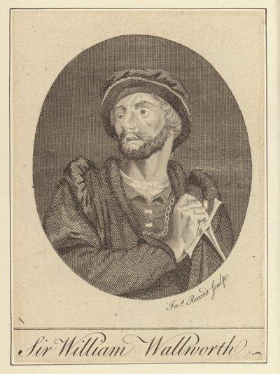 Sir William Wallworth (engraving) بواسطة مدرسة اللغة الإنجليزية