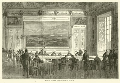 الجلوس في مجلس الحرب الفرنسي ، يناير 1871 بواسطة مدرسة اللغة الإنجليزية