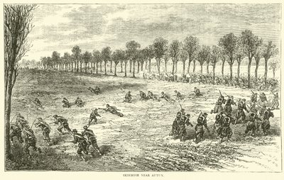 مناوشة بالقرب من أوتون ، ديسمبر 1870 بواسطة مدرسة اللغة الإنجليزية