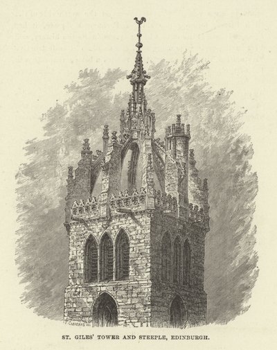 برج St Giles و Steeple ، إدنبرة بواسطة مدرسة اللغة الإنجليزية