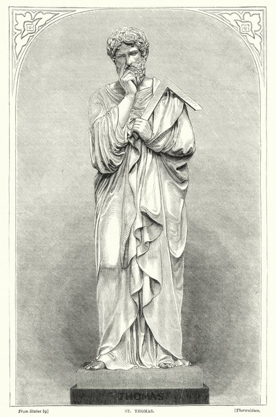 St Thomas (engraving) بواسطة مدرسة اللغة الإنجليزية