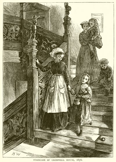 درج كرومويل هاوس ، 1876 بواسطة English School