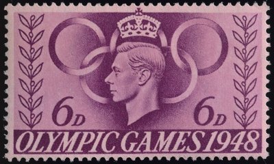 Stamp commemorating the 1948 London Olympics بواسطة مدرسة اللغة الإنجليزية