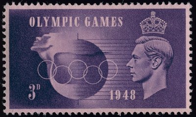 Stamp commemorating the 1948 London Olympics بواسطة مدرسة اللغة الإنجليزية