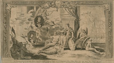 قرطاسية التقويم لعام 1780 بواسطة مدرسة اللغة الإنجليزية