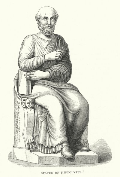 Statue of Hippolytus (engraving) بواسطة مدرسة اللغة الإنجليزية