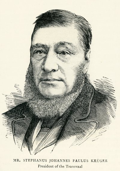 ستيفانوس يوهانس باولوس كروجر (1825-1904) رسم توضيحي للرسومات بواسطة مدرسة اللغة الإنجليزية