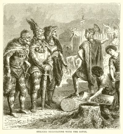 Stilicho التفاوض مع القوط بواسطة مدرسة اللغة الإنجليزية