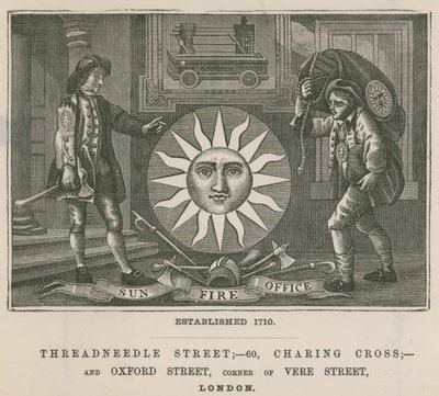 مكتب Sun Fire ، شارع Threadneedle ، 60 Charing Cross ، وشارع أكسفورد ، لندن بواسطة مدرسة اللغة الإنجليزية